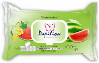 Papilion Karpuz Islak Havlu
