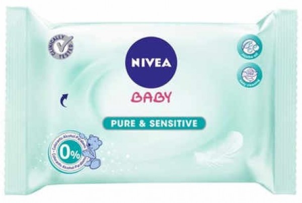 Nivea Baby Pure & Sensitive Islak Mendil (63 Yaprak)