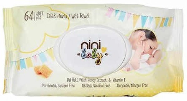 Ninibaby Islak Mendil (64 Yaprak)