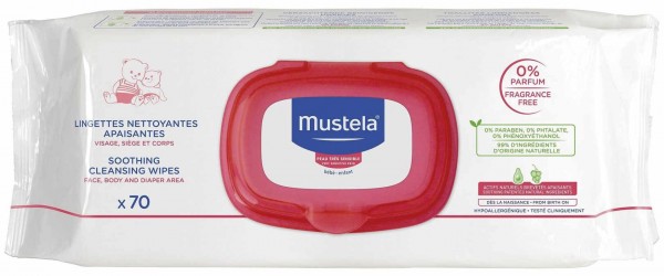 Mustela Soothing Islak Havlu (70 Yaprak)