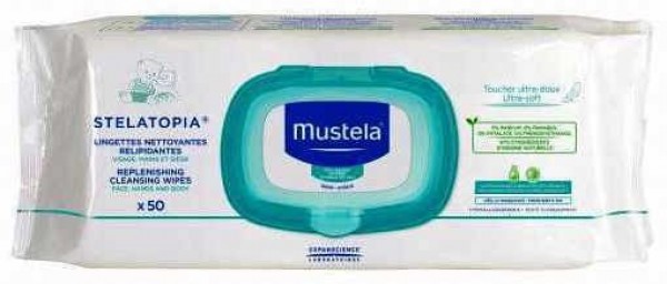 Mustela Stelatopia Islak Havlu (50 Yaprak)