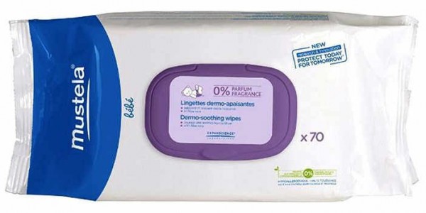 Mustela Dermo-Soothing Islak Havlu (70 Yaprak)
