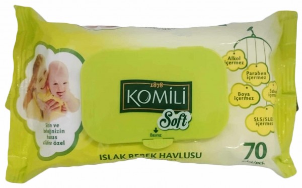Komili Soft Islak Mendil (70 Yaprak)
