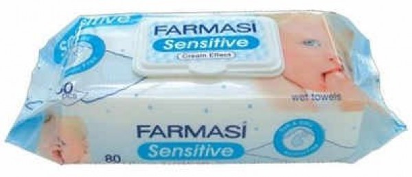 Farmasi Sensitive Islak Mendil (80 Yaprak)