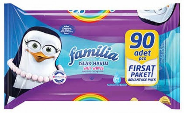 Familia Islak Havlu (90 Yaprak)