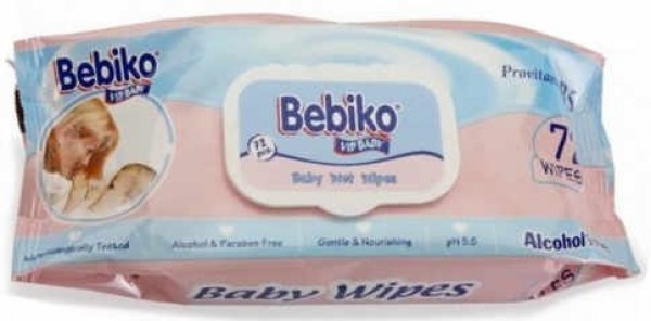 Bebiko Vip Baby Losyonlu Islak Mendil (72 Yaprak)