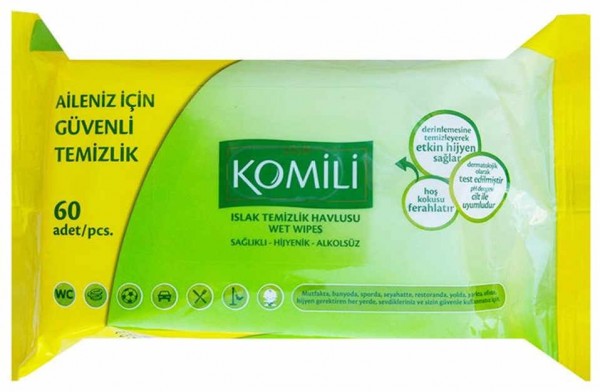 Komili Islak Havlu (60 Yaprak)
