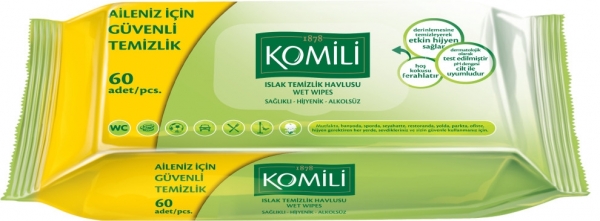Komili Islak Havlu (60 Yaprak)