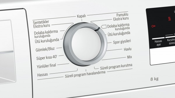 Bosch WTR85V00TR Isı Pompalı Kurutma Makinesi