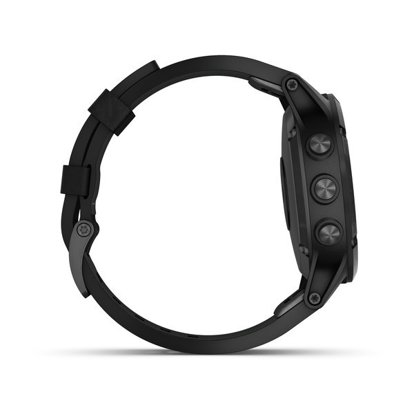 Garmin Fenix 5 Plus Sapphire Black with Black Leather Band Aktivite Saati