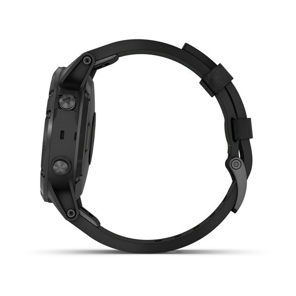 Garmin Fenix 5 Plus Sapphire Black with Black Leather Band Aktivite Saati
