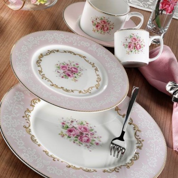 Aryıldız Bone Raund AR 30029 83 Parça Yemek Takımı