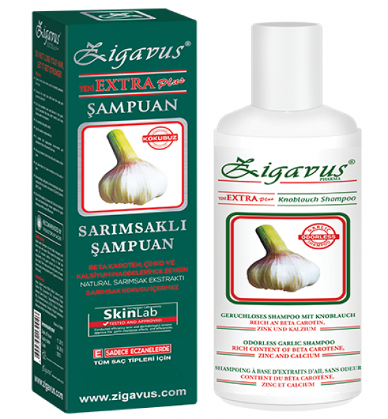 Zigavus Extra Plus Sarımsaklı 150 ml Şampuan (150 ml)