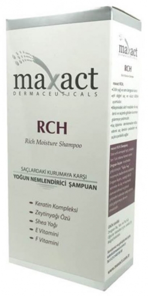 Maxact RCH Yoğun Nemlendirici Şampuan 250 ml Şampuan