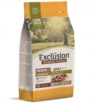 Exclusion Country Adult Medium Düşük Tahıllı 2.5 kg Köpek Maması