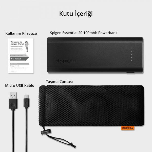 Spigen Essential F720S 20100 mAh Powerbank