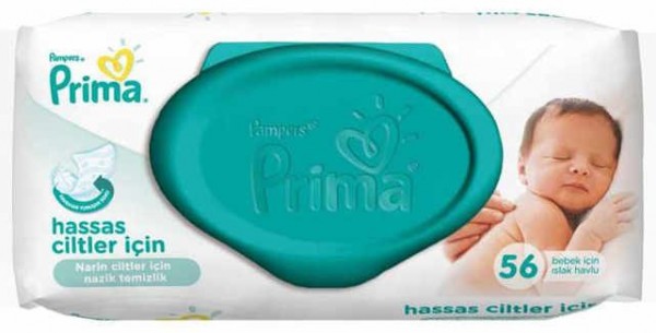 Prima Hassas Ciltler Islak Havlu (56 Yaprak)