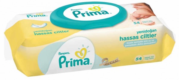 Prima Hassas Ciltler Islak Havlu (54 Yaprak)
