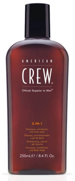 American Crew 3 in 1 250 ml 3'ü 1 Arada (250 ml)