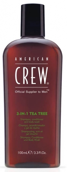 American Crew 3 in 1 Tea Tree 100 ml 3'ü 1 Arada (100 ml)