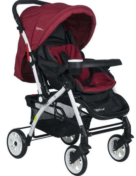 Baby Force BF-27 Secret Beyaz Şase Bebek Arabası