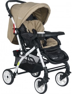 Baby Force BF-27 Secret Beyaz Şase Bebek Arabası