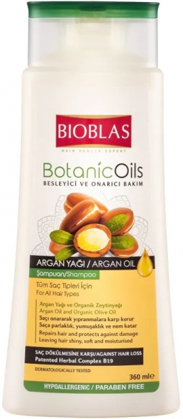 Bioblas Botanic Oils Argan Yağı 360 ml Şampuan