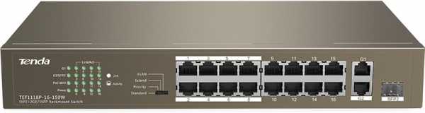 Tenda TEF1118P-16-150W Switch