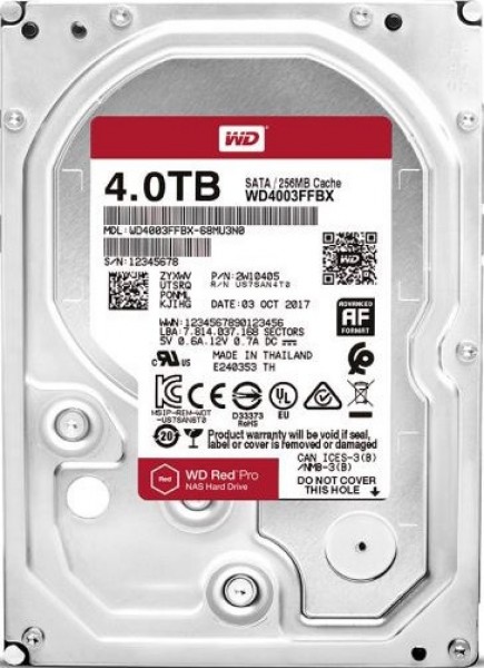 WD Red Pro HDD (4 TB)