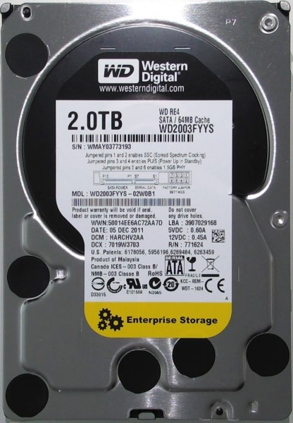 WD RE4 HDD