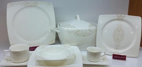 Emsan BEF 375 84 Parça Yemek Takımı