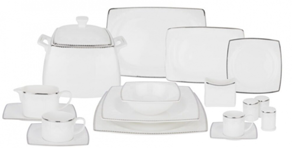 Tantitoni Bone China Damask 84 Parça Yemek Takımı