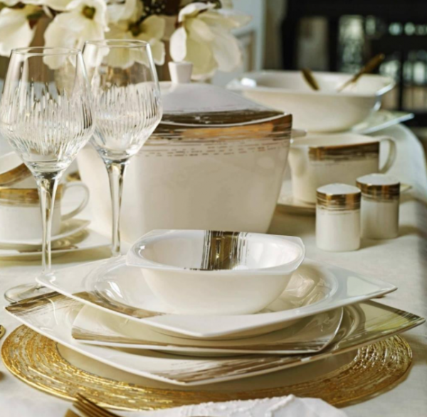 Pierre Cardin Charm Gold 86 Parça Yemek Takımı