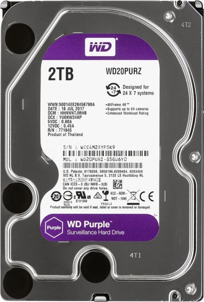 WD Purple HDD (2 TB)
