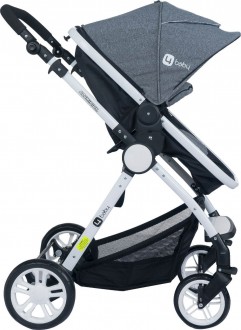 4 Baby Domino Beyaz Şase Travel Sistem Bebek Arabası