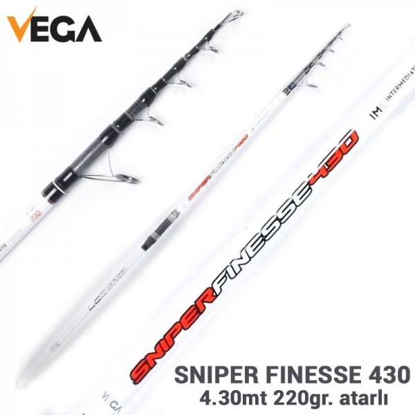 VegaSniper Finesse Tele Surf 430 Cm Kamış