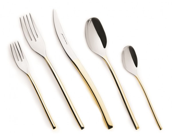 Karaca Dora Gold 84 Parça Çatal Kaşık Bıçak Takımı (Altın / Kutu)