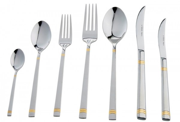 Karaca D029 Gold Kutulu 84 Parça Çatal Kaşık Bıçak Takımı (Altın / Kutu)