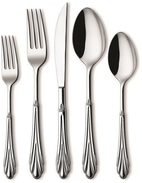 Schafer SHF-2100 90 Parça Çatal Kaşık Bıçak Takımı (Gümüş)