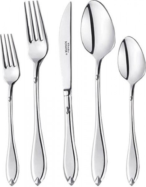 Schafer SHF-16128 90 Parça Çatal Kaşık Bıçak Takımı (Gümüş)