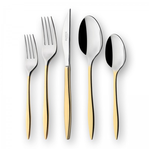 Schafer SHF-22851G Hera 90 Parça Çatal Kaşık Bıçak Takımı (Altın)