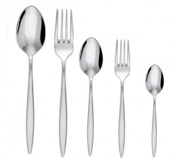 Hisar Mercury 60 Parça Çatal Kaşık Bıçak Takımı (60 Parça / Parlak)