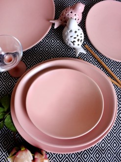 Keramika Oval Mat 24 Parça Yemek Takımı