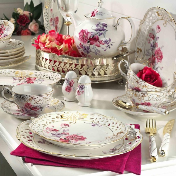 Kütahya Porselen Bone China 21101 38 Parça Kahvaltı Takımı