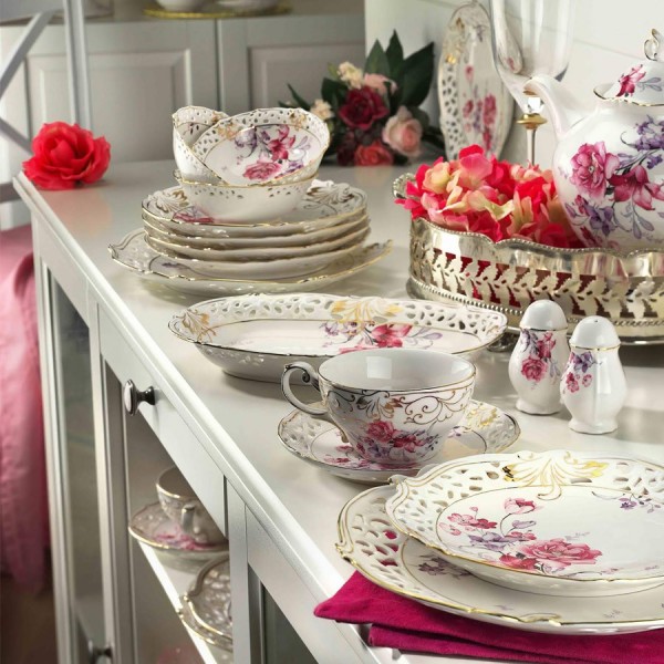 Kütahya Porselen Bone China 21101 38 Parça Kahvaltı Takımı
