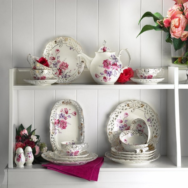 Kütahya Porselen Bone China 21101 38 Parça Kahvaltı Takımı