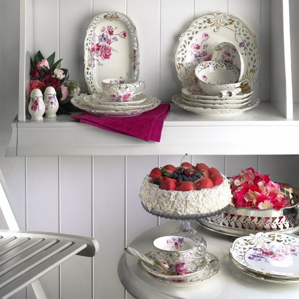 Kütahya Porselen Bone China 21101 38 Parça Kahvaltı Takımı