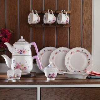 Schafer Moin Güllü PEM04 32 Parça Kahvaltı Takımı