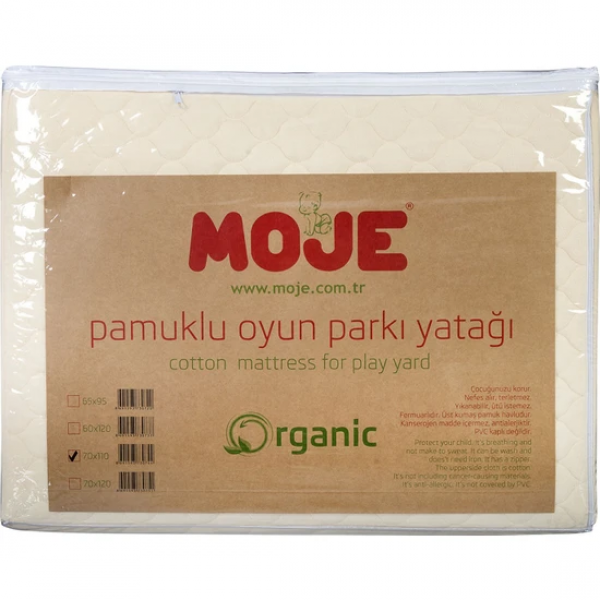 Moje Micro Organik 70x120 cm Oyun Parkı Yatağı