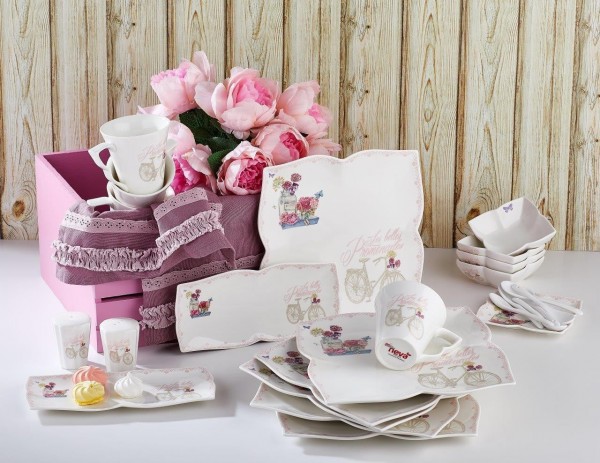 Neva Romantic Rose 32 Parça Kahvaltı Takımı